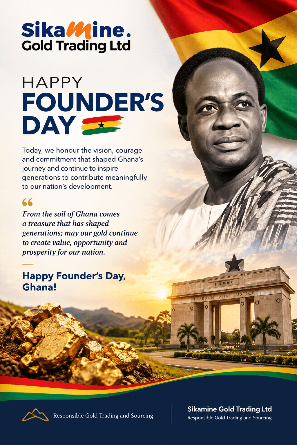 FOUNDERS' DAY 2026: HONOURING THE VISIONARY WHO SHAPED GHANA